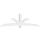 Ekena Millwork Davenport Architectural Grade PVC Gable Bracket, 108"W x 36"H x 6"D x 6"F, 8/12 Pitch GBP108X36X0606DAV00 - alternate 4